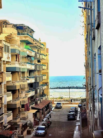 شقه بجوار البحر في الإسكندرية شاطئ النخيل  كاش أو تقسيط علي 12شهره