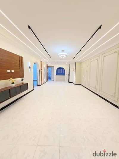 140m apartment for sale in Al-Ajmi, Palm Beach, luxurious finishing, cash or installment options, registered with property contracts in the association, and you have a share in the land