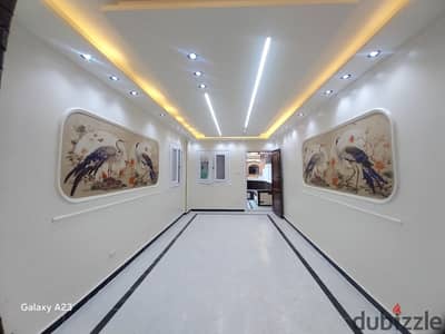 Ground floor apartment with private entrance for sale in Alexandria, Al-Ajami, Palm Beach, cash or installment, very special location next to services