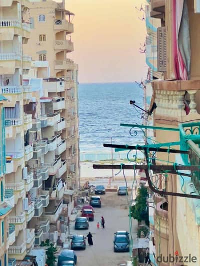 شقه في الاسكندريه العجمي شاطي النخيل بجوار البحر وجميع الخدمات موقع سكني