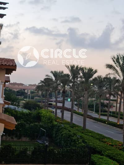 350m Furnished Twin House Villa For Rent In Hyde Park New Cairo Fifth Settlement Directly On Main 90th Street Near To AUC