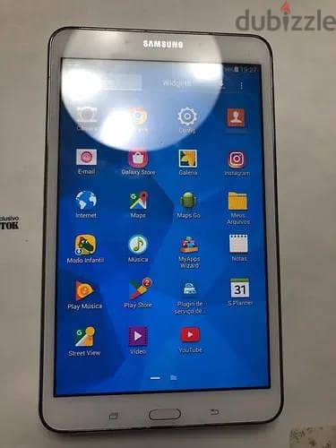 samsung tab 4 wifi فقط 8 يججا و 1.5 رام بعلبته