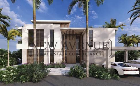 Chalet for sale -South Med -north coast Direct on Lagoon-Fully Finished- installments till 2035