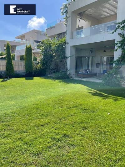 شالية على الجولف للبيع في هاسيندا باي الساحل الشمالي للبيع بالتكيفات والمطبخ استلام فوري