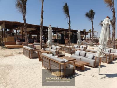 Chalet 4 rooms fully finished with a distinctive sea view, the best projects of Sodic in the most prominent location in Ras Al Hekma near the Emirates cities
