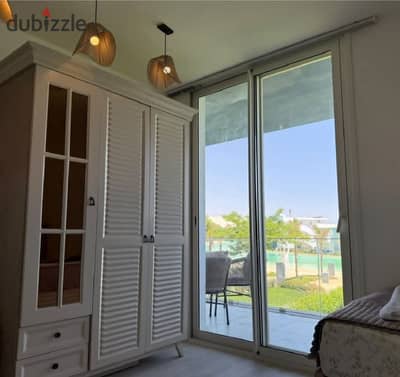 Fully Finished Chalet direct Sea View for Sale  in Prime Location in Amwaj, km 182, North Coast.