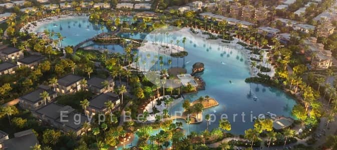 شاليه غرفتين موقع مميز قريب من البحر متشطب استلام في خلال سنة بمقدم 10% وقسط علي 8 سنوات