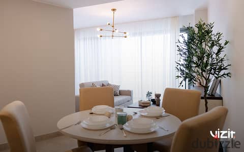 For skyscraper lovers, a furnished studio apartment is available for rent in ZED Compound in Sheikh Zayed, suitable for families.