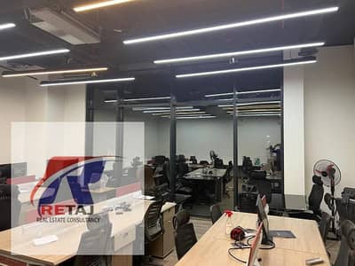 مقر إداري مفروش للإيجار في كايرو بيزنس بارك القاهرة الجديدة | 100م | جاهز للعمل فوراً