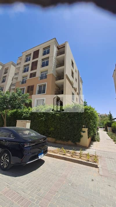 شقة بجاردن Fully finished بجوار مدينتى جاهزة للسكن فى Sarai S2 مدينة المستقبل سراى