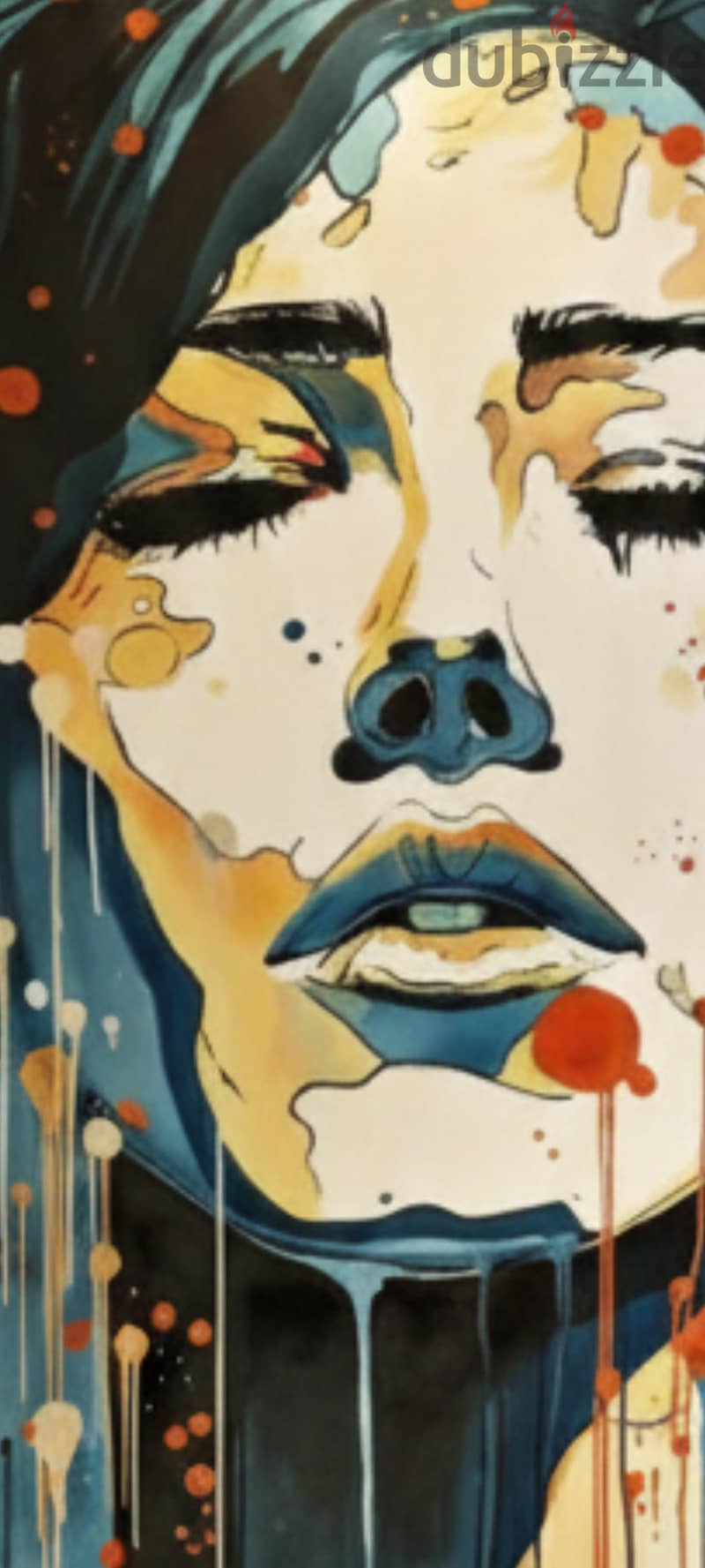 Abstract expressive portrait 2