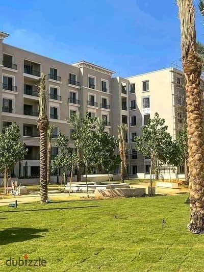 Studio apartment for rent, 65 square meters, in Village West Compound, Sheikh Zayed City, finished with air conditioning.