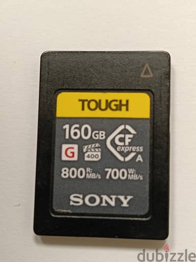 بطاقة ذاكرة احترافية من نوع Sony 160GB CFexpress Type A TOUGH