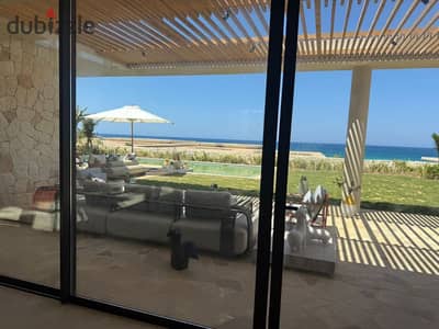 fully finished chalet include ac's with  sea view at  prime location in Ras El Hekma, Kilo 215