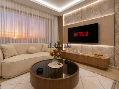 Smart Home Apartment for Rent in ZED Towers    Sheikh Zayed  Amazing Open View   2 Bedrooms | 2 Bathrooms | Master Bedroom   Fully Smart Hom