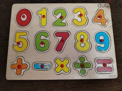 بازل puzzle تعليم للأطفال، الواحده ب ٤٠، كلهم ب٥٥٠