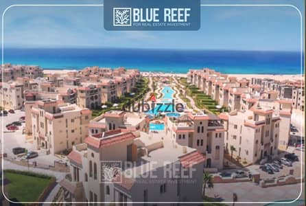 شاليه متشطب 5% مقدم و اقساط 8 سنوات مباشرة على طريق الفوكة سور بسورمشروعات Hacienda Blue و South MED  Palm Hills Developments
