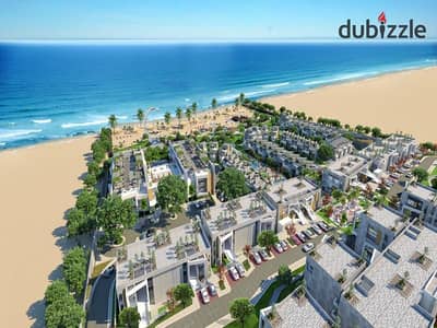 30% discount on cash and a 187m duplex in a finished garden, receiving in 6 months, overlooking the sea in Boho Village, Ain Sokhna