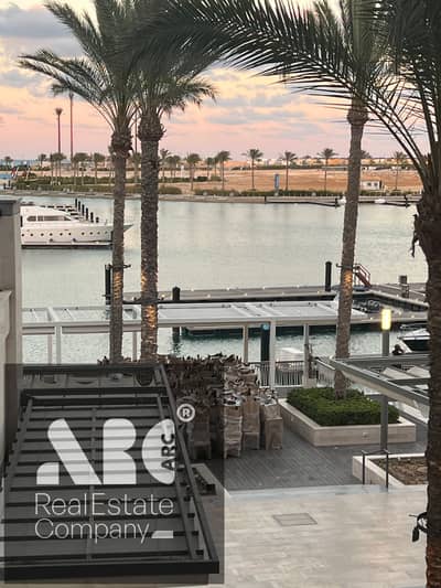 A great chalet for sale in Marassi Marina 2, with a marina view and steps from the sea. / Marassi North Coast / North Coast