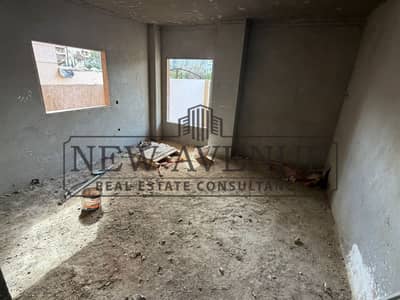 Delivered Ground Apartment with garden and basement Semi finished in Al Andalus 1 New Cairo infront of mountain view executive new cairo