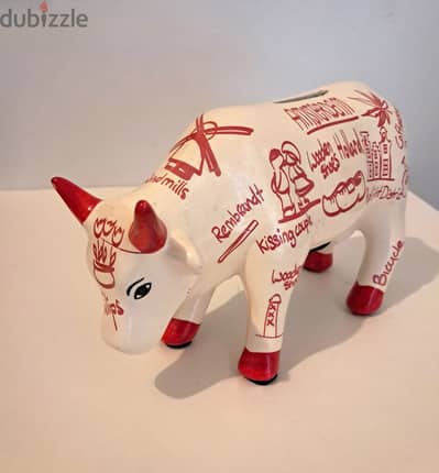 Art Cow Amsterdam حصالة بقرة أمستردام خزف جديدة