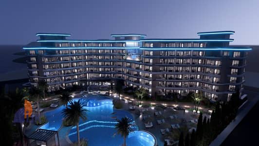 شالية فندقي لقطة للبيع  بحرى صريح متشطب تشطيب كامل بالفرش والأجهزة والتكييفات Full Sea View Panorama في قلب سيدي عبد الرحمن الساحل الشمالي Sidi Abdel