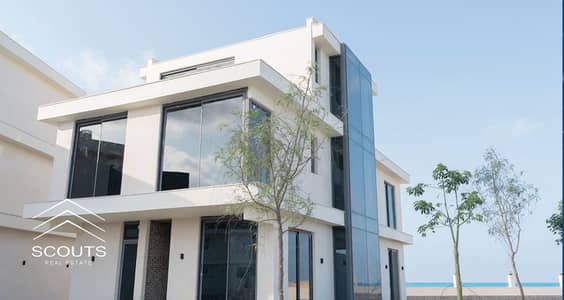 Hot Deal  for sale in north coast first row  Fully finished and furnished villa with appliances, ready to move in, .