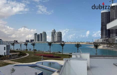 شالية للبيع متشطب بالكامل استلام فوري في مزارين العالمين الجديده بالساحل الشمالي