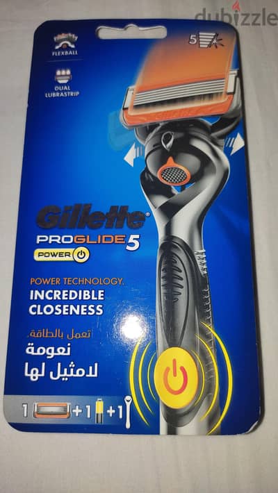 Gillette Fusion5 ProGlide Power أصلية جديدة لم تُستخدم