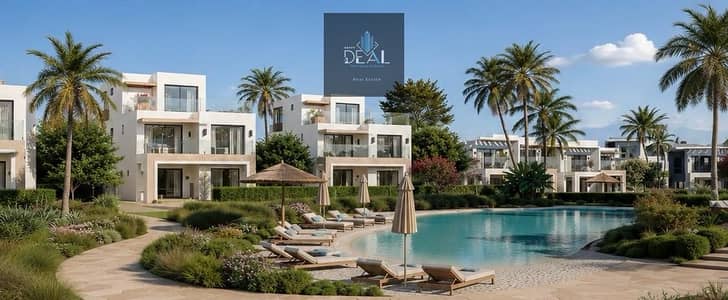 شاليه للبيع SEA VIEW في قلب راس الحكمة في الساحل الشمالي5% وباقل مقدم