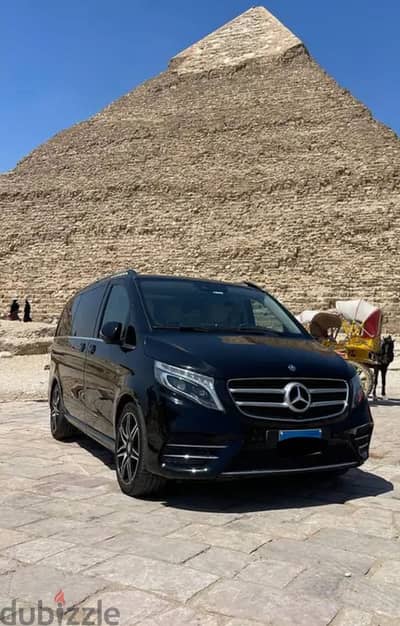 ‏سيارة عائلية Mercedes سبعة راكب للإيجار family car for rent