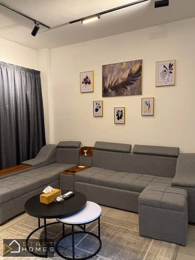 Furnished apartment for rent in a prestigious compound within Privado Madinaty. Includes Wi-Fi and a smart TV. Prime location close to amenities.