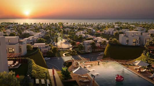 شالية للبيع متشطب بالكامل علي أعلي مستوي وعلي أطول فتره سداد في الساحل الشمالي قريه سيزن _ North Coast _ Seazen