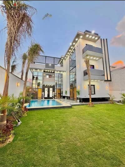 A rare opportunity: a luxurious villa with a private garden in King Mariout.