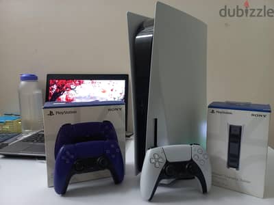 PlayStation 5 , Purple Dual Sense , Charging Station