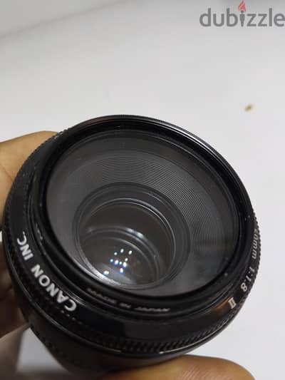 Canon EF 50mm f/1.8 II prime lens