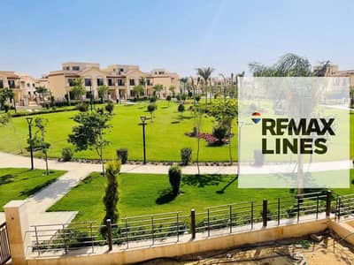 For sale in installments, Villa B3, Stand Alwan View, Wide Garden, less than the company's price by about 45 million, and one of the lowest total prices in the Four Seasons area in Madinaty