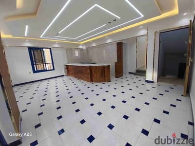 شقه 130م  في الإسكندرية شاطئ النخيل خطوات قليلة من البحر تشطيب التـــــــــــرا لوكس