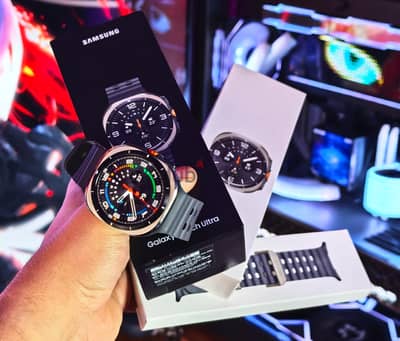 الأحدث Samsung Watch Ultra 2025 (47mm) esim إصدار ٢٠٢٥ الجديد 64 جيجا