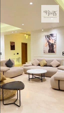 للبيع توين هاوس  مفروش بالتكييفات و المطبخ فى بالم هيلز جولف أكستينشن - 6 أكتوبر   For Sale Twinhouse,in Palm Hills Golf Extension October