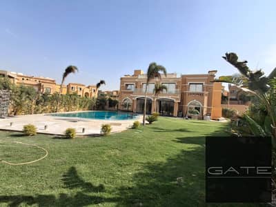 Exceptional Luxury Mansion for Sale  Located in one of the most prestigious golf-front locations within the compound
