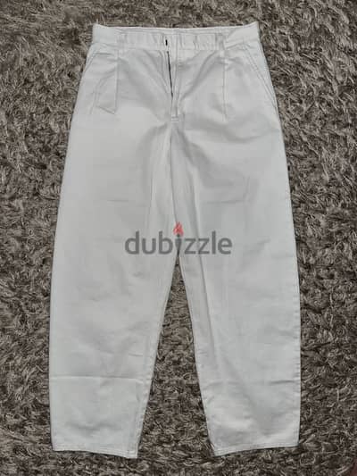 Uniqlo barrel leg trousers