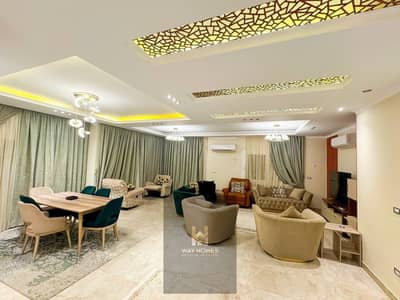 For sale in Madinaty, a modern villa with special luxurious finishing furnished and equipped, 231 sqm