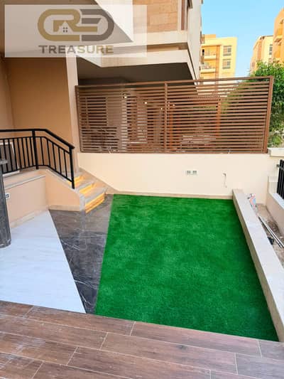 شقة مع جاردن مطبخ واجهزه وتكييفات للإيجار تاج سيتي - Taj City