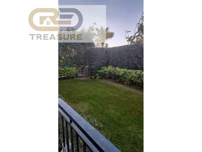 semi furnished Apartment with Garden for rent in CFC - new cairo