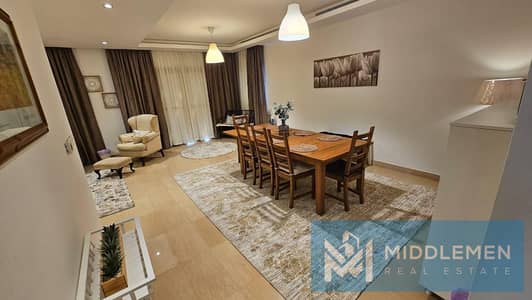 apartment for rent 195m Fully finished with furniture prime location  cairo festival city CFC new cairo