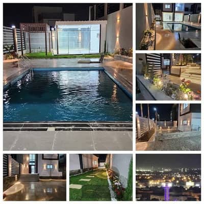 Luxury Twin House for Sale in El Khamayel Compound, Sheikh Zayed | 500 sqm Land | Private Pool