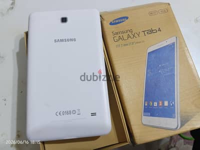 samsung tab 4 wifi فقط 8 جيجا و 1.5 رام بعلبته
