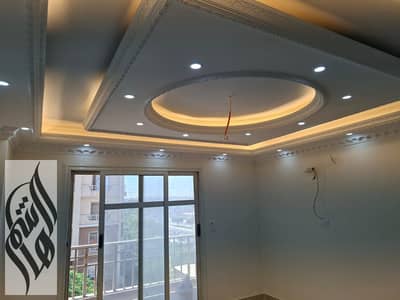  82 sqm B11 apt, 2 beds, 1 bath, special finishing, 2nd floor, park & street view, near mosque, rent 13,500