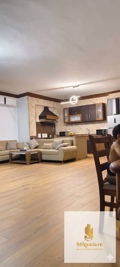 Apartment for sale in Al Narges Villas finished garden view furnished